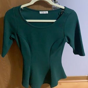 Dark green women’s shirt, size XS